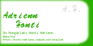 adrienn honti business card